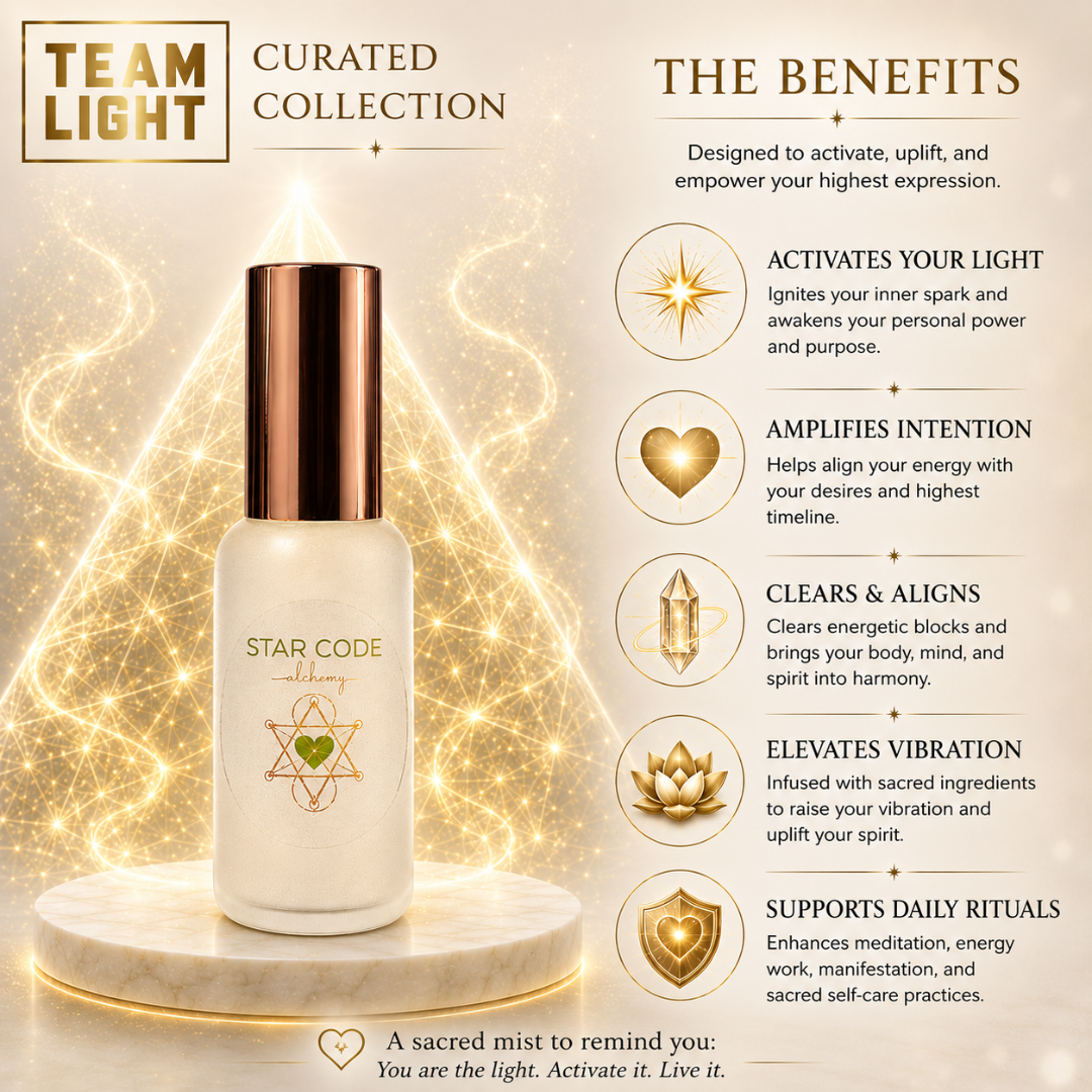 Team Light Activate botanical mist benefits — STAR CODE Alchemy Sedona