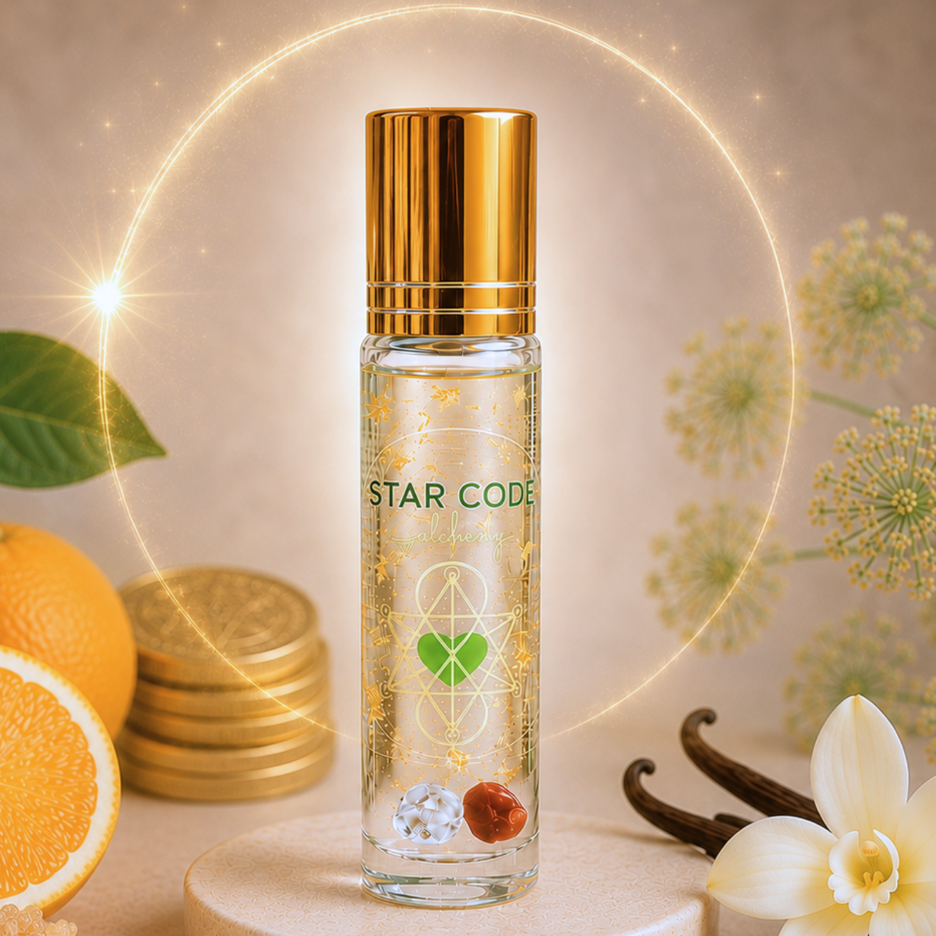Abundance essential oil roll-on blend — STAR CODE Alchemy Sedona