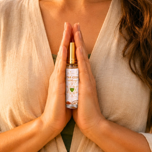 How to activate a STAR CODE Alchemy crystal bottle with an intention or affirmation.