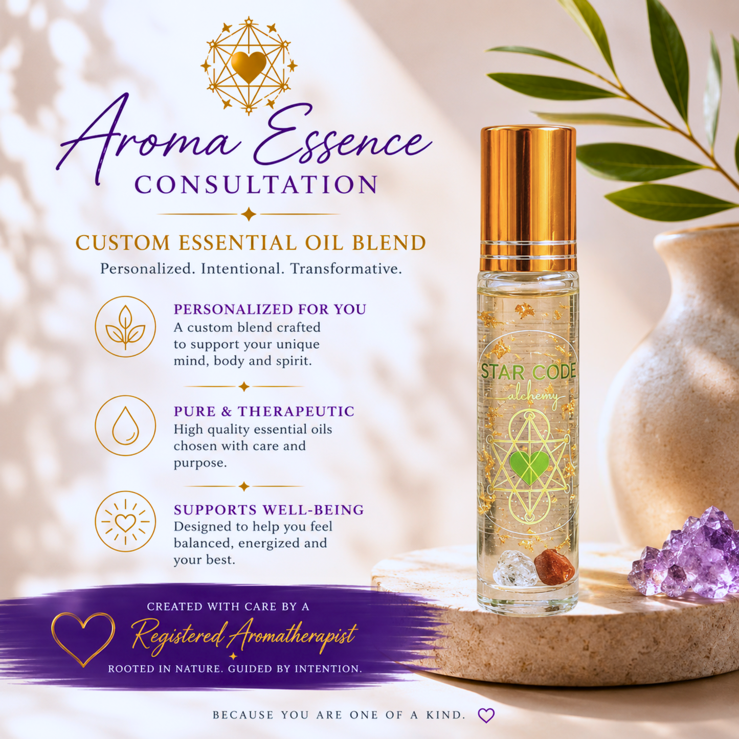 Aroma Essence aromatherapy service — STAR CODE Alchemy Sedona