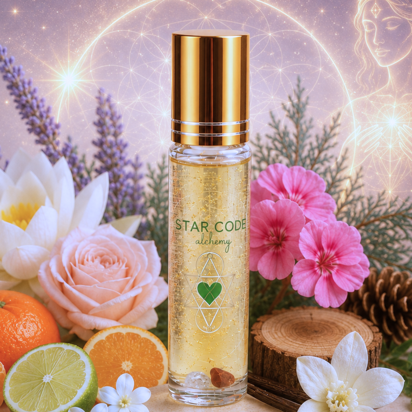Cosmic Heart Activation essential oil roll-on — STAR CODE Alchemy Sedona