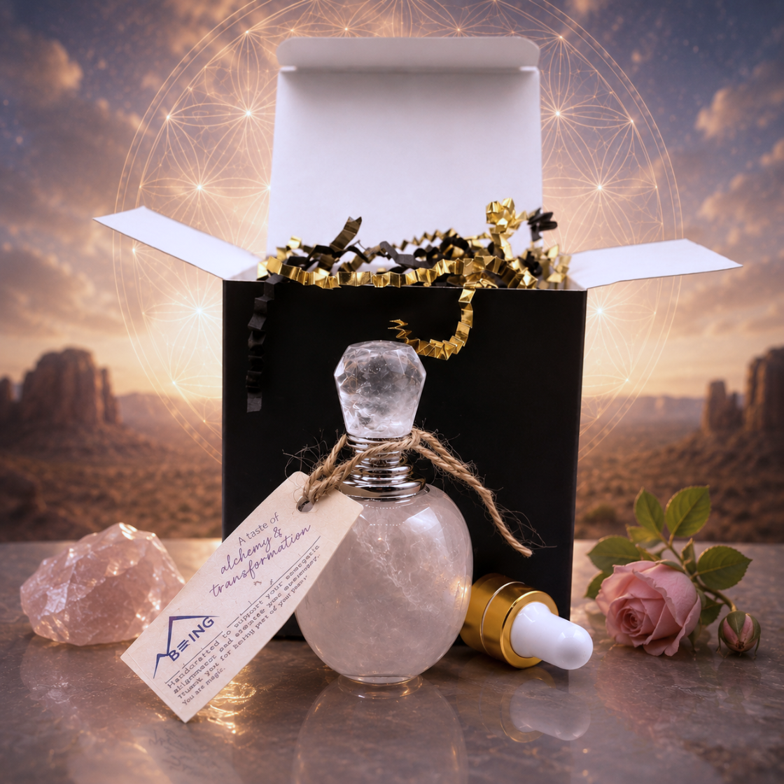  Crystal perfume bottle — STAR CODE Alchemy Sedona