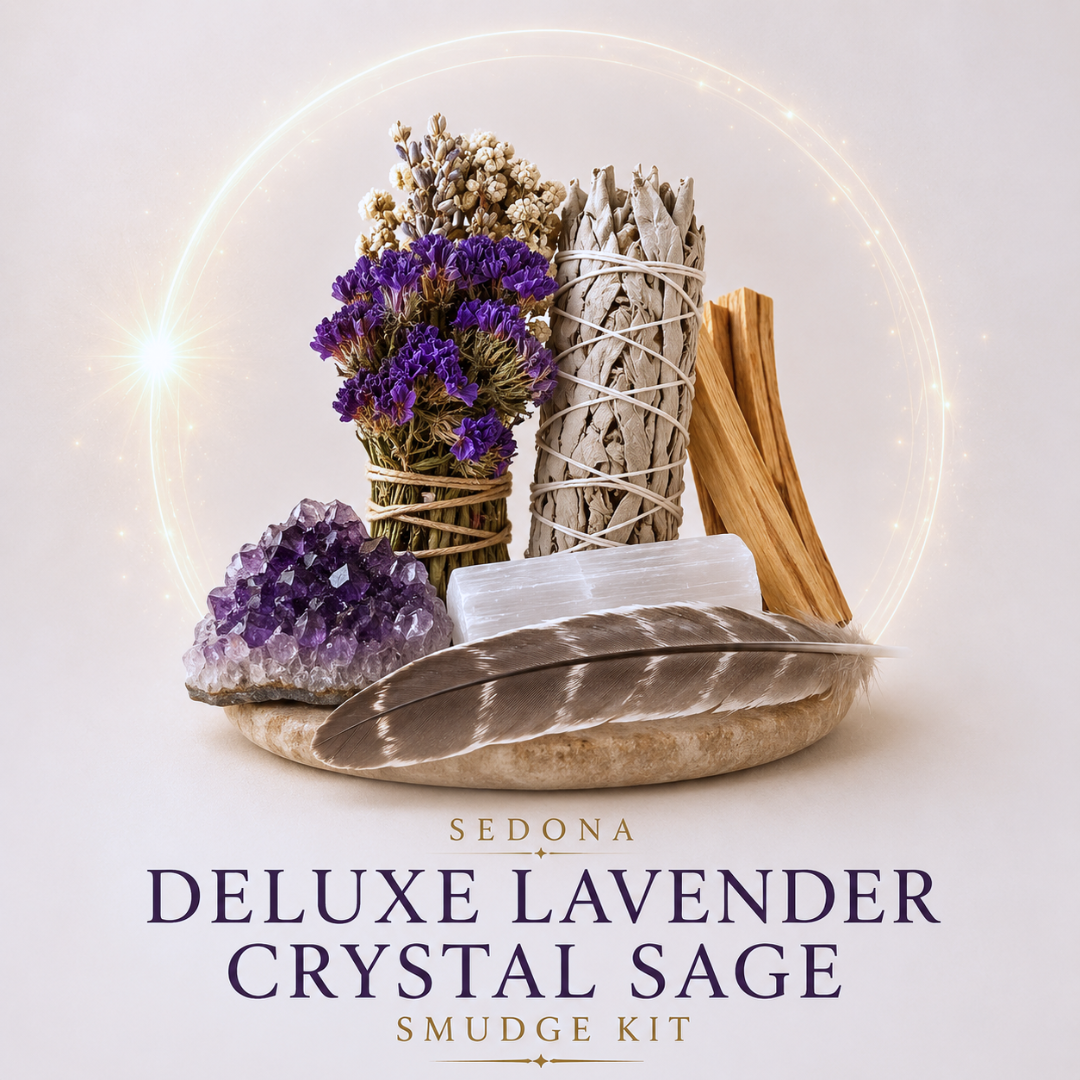 Deluxe lavender sage Sedona smudge kit — STAR CODE Alchemy