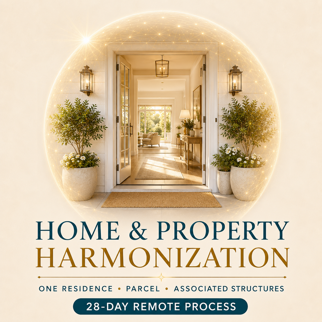 Home and Property Harmonization 28-day remote process for one residence, parcel and associated structures.