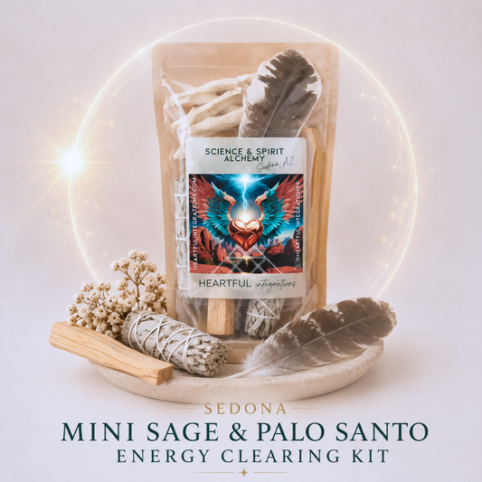  Sedona mini sage and palo santo smudge kit — STAR CODE Alchemy