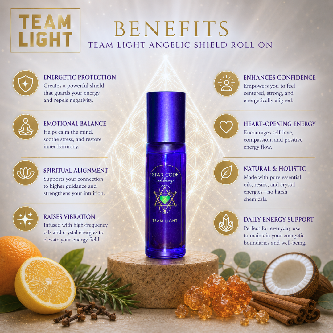 Team Light Angelic Shield Roll-On benefits — STAR CODE Alchemy Sedona